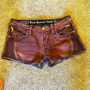 Rock revival Moto shorts. These are hard to find very cute.